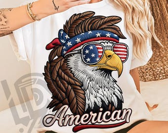 Eagle Embroidery Png, Patriotic Eagle Png, USA Flag Eagle Png, 4th of July Embroidery Png, Independence Day Png, Eagle Png, Freedom Eagle