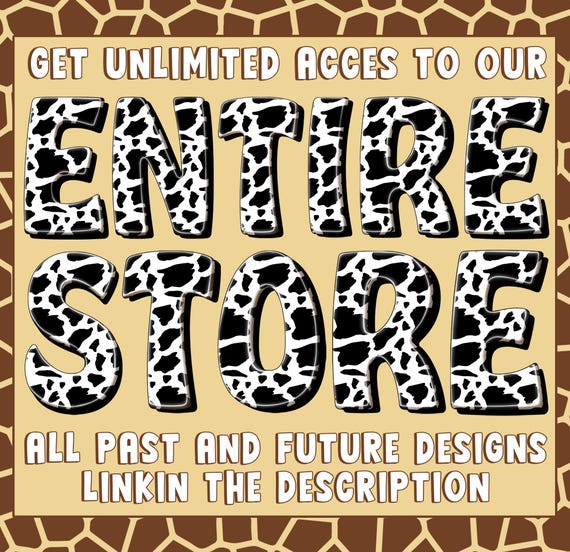Entire Store Bundle, All Past and Future Designs, Commercial Use License, Google Drive Access, Whole Etsy Shop, PNG Bundle, Digital Download