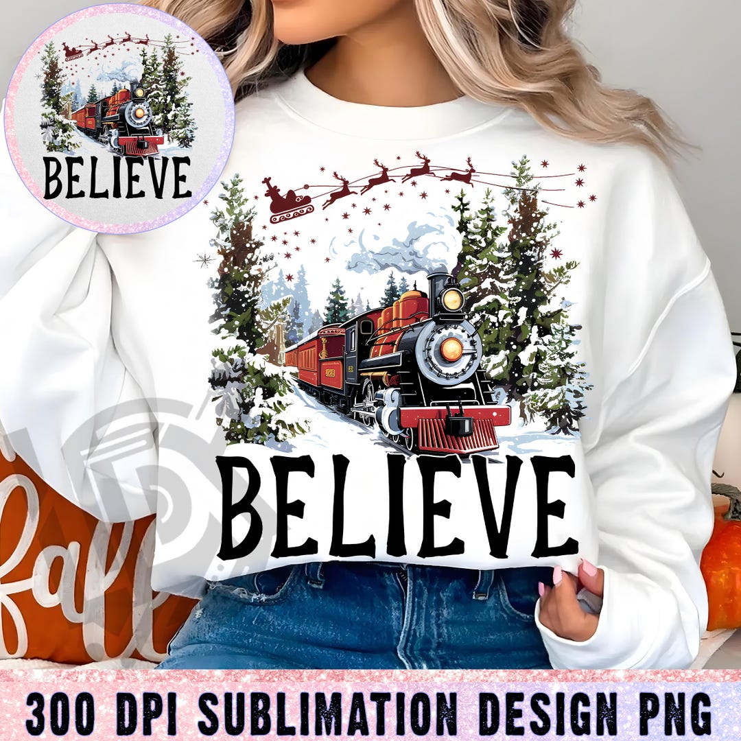 Believe North Pole Train Png, Christmas Train to North Pole, Christmas ...
