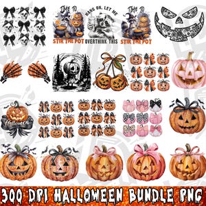 20 Halloween Mega Bundle Png, Halloween Bundle Png, Ghost Bundle Png, Pumpkin Bundle Png, Fall Halloween Bundle, Halloween Designs Bundle