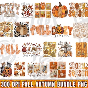 20 Fall Bundle Png, Fall Bundle Png, Autumn Bundle Png, Thanksgiving Bundle Png, Fall Mega Bundle Png, Fall Design Bundle, Pumpkin Bundle