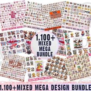 1.100+ Mega Bundle Png, Mixed Bundle Png, Valentine Bundle Png, Christmas Bundle Png, Halloween Bundle Png, Bundle Png, Coquette Bundle Png