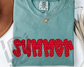 Sommer Erdbeere Png, Sommer Png, Ästhetischer Png, Erdbeere Png, Retro Erdbeere Bogen Png, Niedliche Erdbeere Blume Png, Sommer Erdbeere