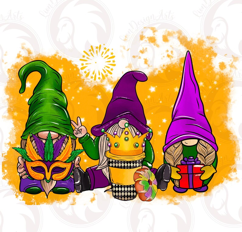 mardi gras gnome shirt