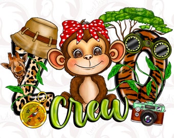 Zoo Crew PNG, Digital Download, Sublimation, Kids, Giraffe, Animal png, Kids Zoo Trip Png, Safari Party png, Western png, Safari Life png