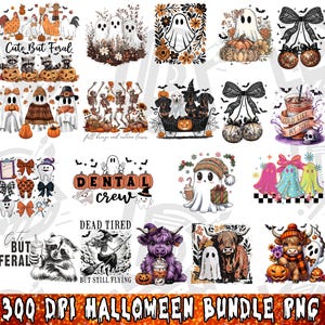 20 Halloween Mega Bundle Png, Halloween Bundle Png, Ghost Bundle Png, Pumpkin Bundle Png, Fall Halloween Bundle, Halloween Designs Bundle