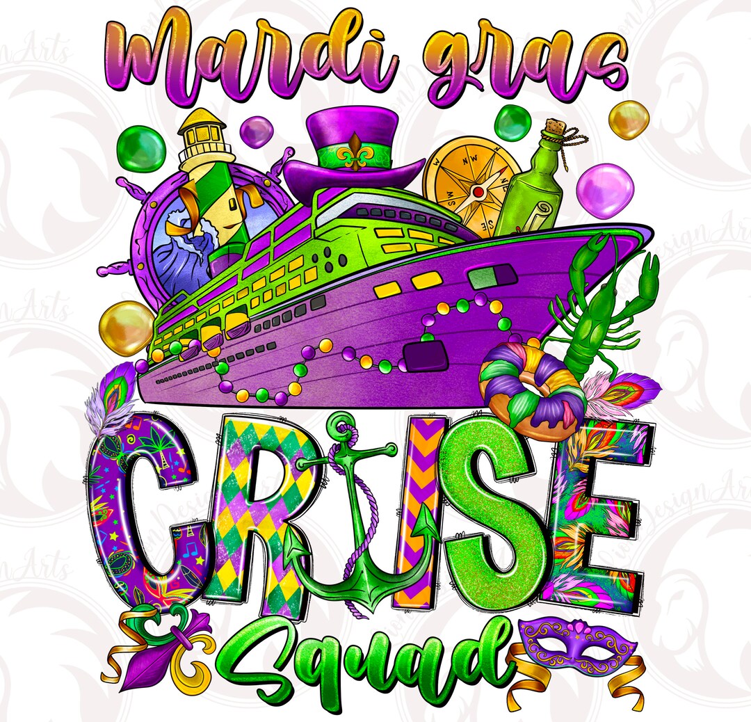 mardi gras boat decorations