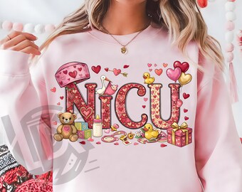 Nicu Valentine Png, Nurse Png, Valentines Nurse Bundle Png, Nurse ...