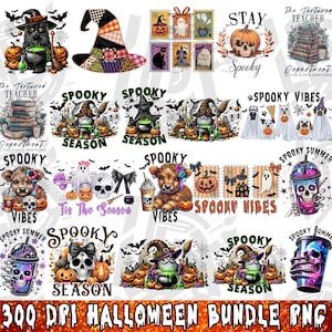 20 Halloween Mega Bundle Png, Halloween Bundle Png, Ghost Bundle Png, Pumpkin Bundle Png, Fall Halloween Bundle, Halloween Designs Bundle