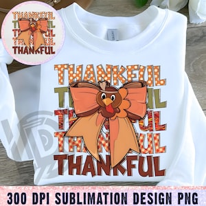Thankful Png, Thanksgiving Turkey Png, Coquette Thanksgiving Png, Gobble Png, Fall Turkey Png, Pumpkin Spice Png, Coquette Bow PNG, Turkey