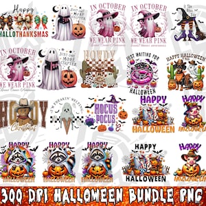 20 Halloween Mega Bundle Png, Halloween Bundle Png, Ghost Bundle Png, Pumpkin Bundle Png, Fall Halloween Bundle, Halloween Designs Bundle