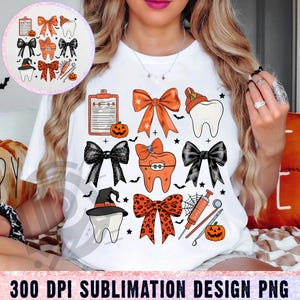 Coquette Halloween png, Dentist png, Dental assistant halloween png, Dental assistant Stuff, Dental png, Teeth halloween png, Coquette png