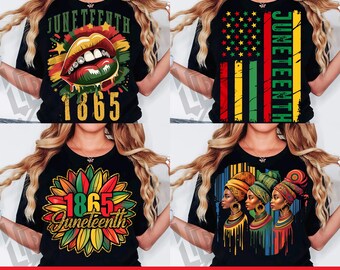 Juneteenth Bundle Png, Juneteenth 1865 Png, Emancipation Day Png, Black Freedom Png, Sublimation Designs, Afro Juneteenth Png, Bundle Png