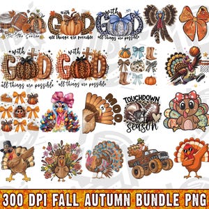 20 Fall Bundle Png, Fall Bundle Png, Autumn Bundle Png, Thanksgiving Bundle Png, Fall Mega Bundle Png, Fall Design Bundle, Pumpkin Bundle