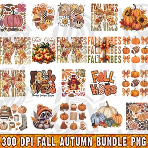 20 Fall Bundle Png, Fall Bundle Png, Autumn Bundle Png, Thanksgiving Bundle Png, Fall Mega Bundle Png, Fall Design Bundle, Pumpkin Bundle
