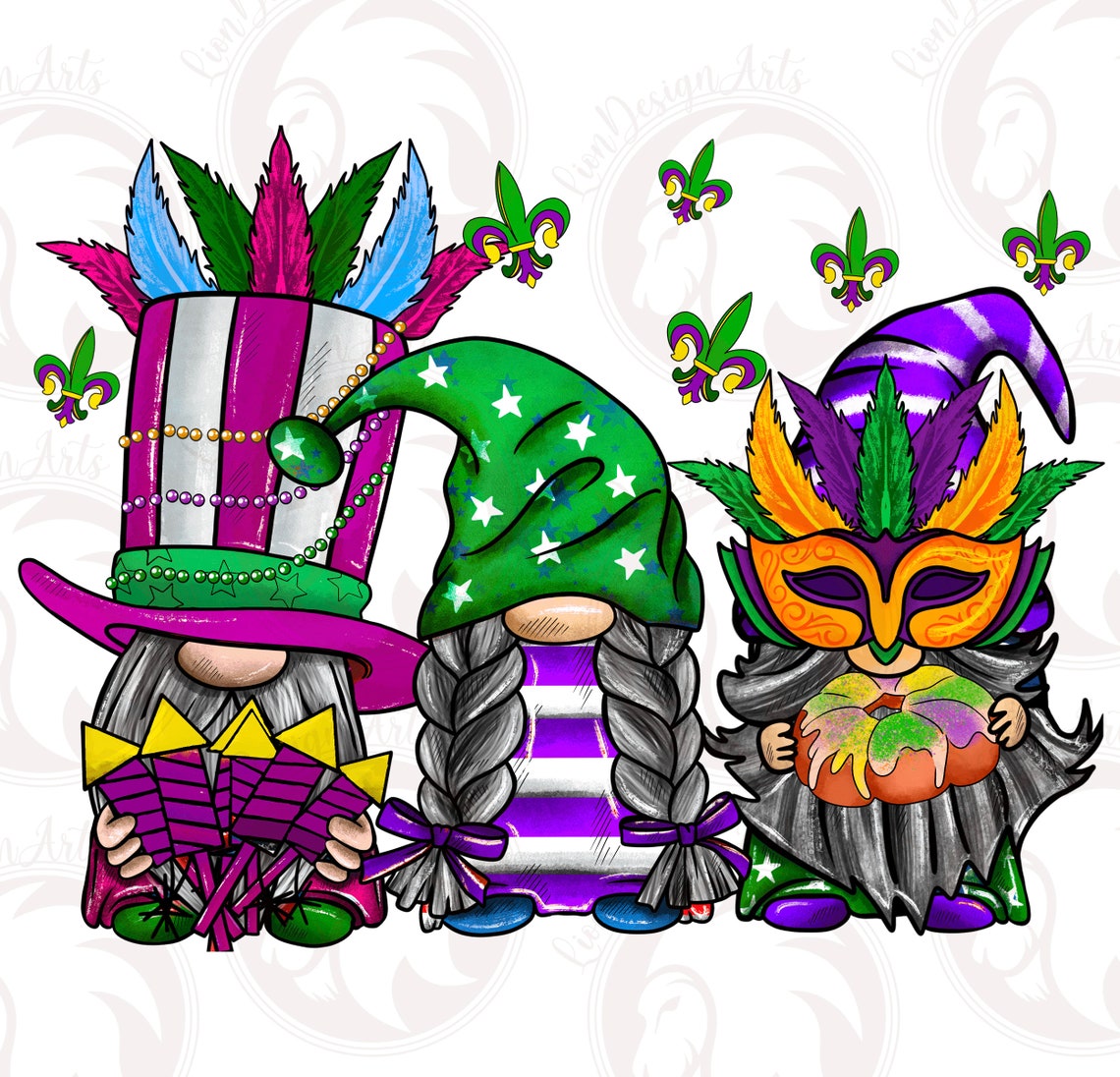 mardi gras gnome shirt