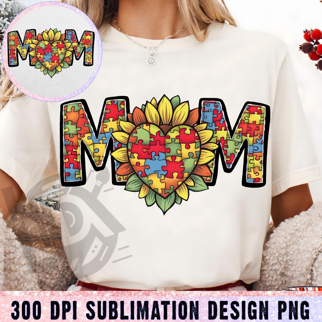 Autism Coquette Bow Png, Autism Mama Png, Autism Puzzle Png ...