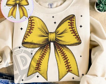 Softball Png, Softball Coquette Bow Png, Softball Bow Png, Sublimationsdesign, Spieltag Png, Coquette Spieltag, Softball Png, Sport Png