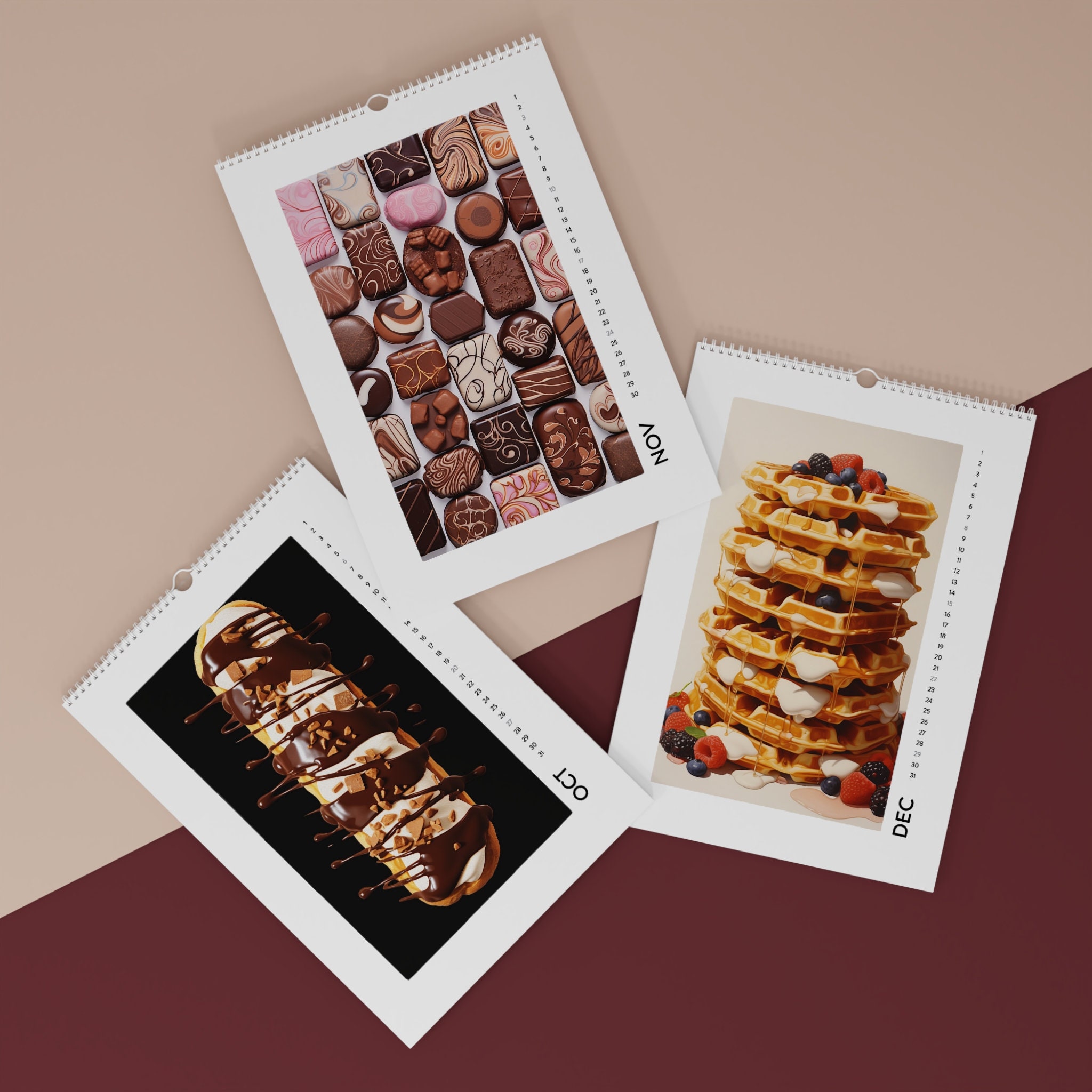 Foodie Wall Calendar 2024 Delicious Year of Foods Culinary Delights ...