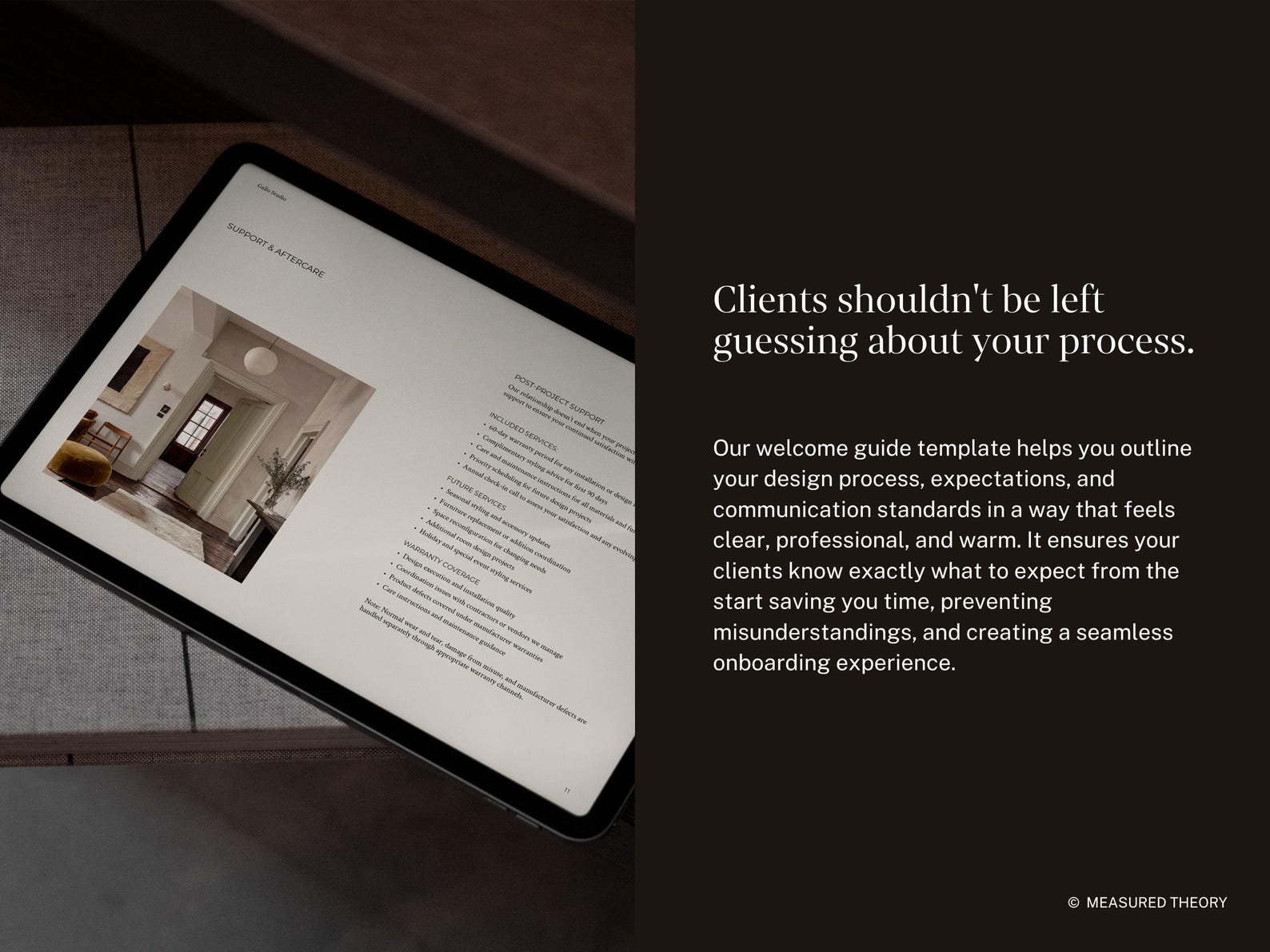 Interior Design Welcome Guide Template for Interior Designers, Welcome ...