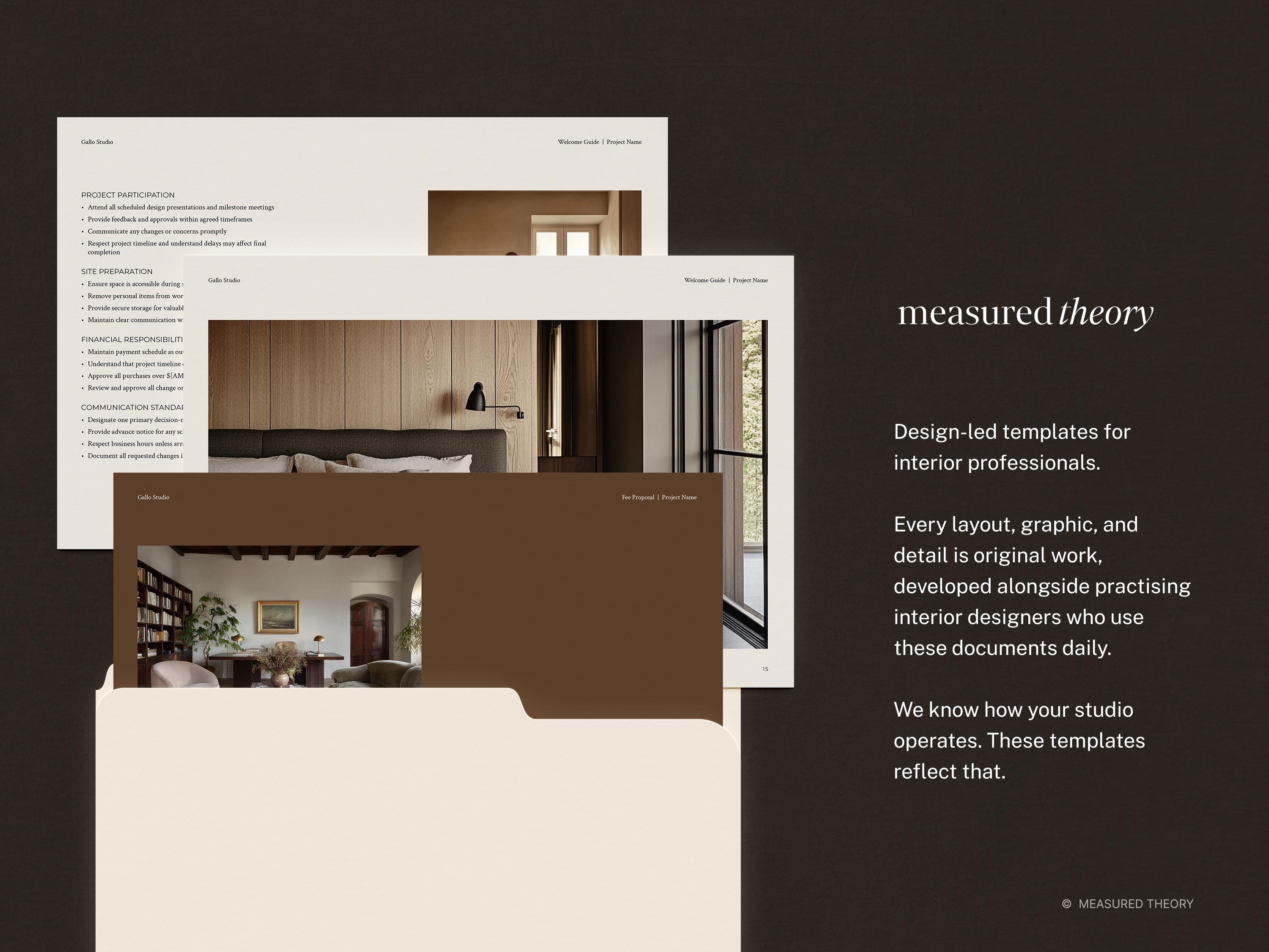 Interior Design Welcome Guide Template for Interior Designers, Welcome ...