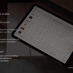 Interior Design FFE Schedule Template | Canva, Powerpoint, Adobe InDesign, Google Sheets, Excel image 6