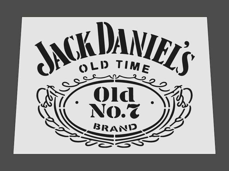 Jack Daniels Stencil Template Airbrush Barrel Crates Panels - Etsy