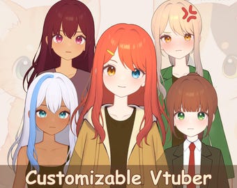Customizable Vtuber - Anime Girls Live2D Avatar