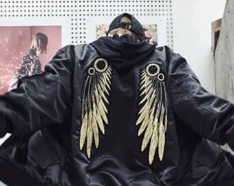 ジャケット・アウター cfierce Angel Wings Knit Jacket ANGEL STAR JACKET – CFierce