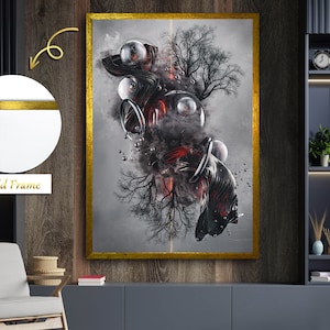 Mists and Trees,Misty Art,Nature Fan Art,Foggy Woods Art,Atmospheric Landscape Art