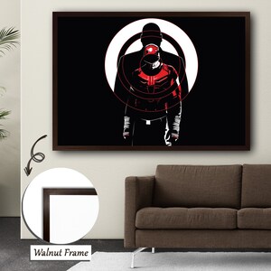 Lienzo de Eclipse de Astronauta, Arte de Astronauta, Eclipse Espacial, Resplandor Rojo, Arte de Pared Moderno, Decoración del Hogar, Maravilla Cósmica, Explorador Galáctico