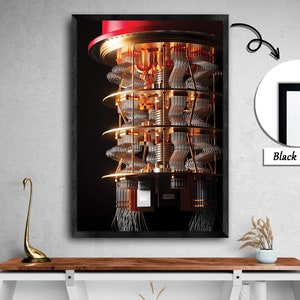 Quantum Computer, Quantum Computing, Quantum Algorithms, Future Technology, Scientific Art, Innovation, Home Decor, Wall Art image 6