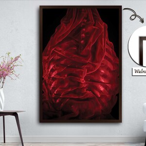 Mysterious Beauty,Veiled Chest Art, Shrouded Ribcage Painting, Enigmatic Decor, Concealed Beauty Artwork, Intriguing Chest Detail