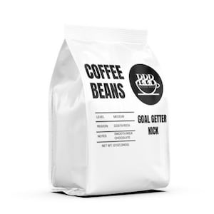 Goal Getter Kick Medium Roast Coffee Beans Organic Costa Rican 12oz