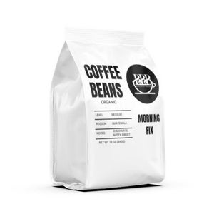 Morning Fix Medium Roast Coffee Beans Organic Guatemalan 12oz