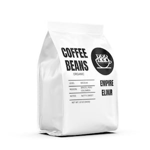 Empire Elixir Medium Roast Coffee Beans South American Blend - Columbian, Peruvian, Brazilian 12oz