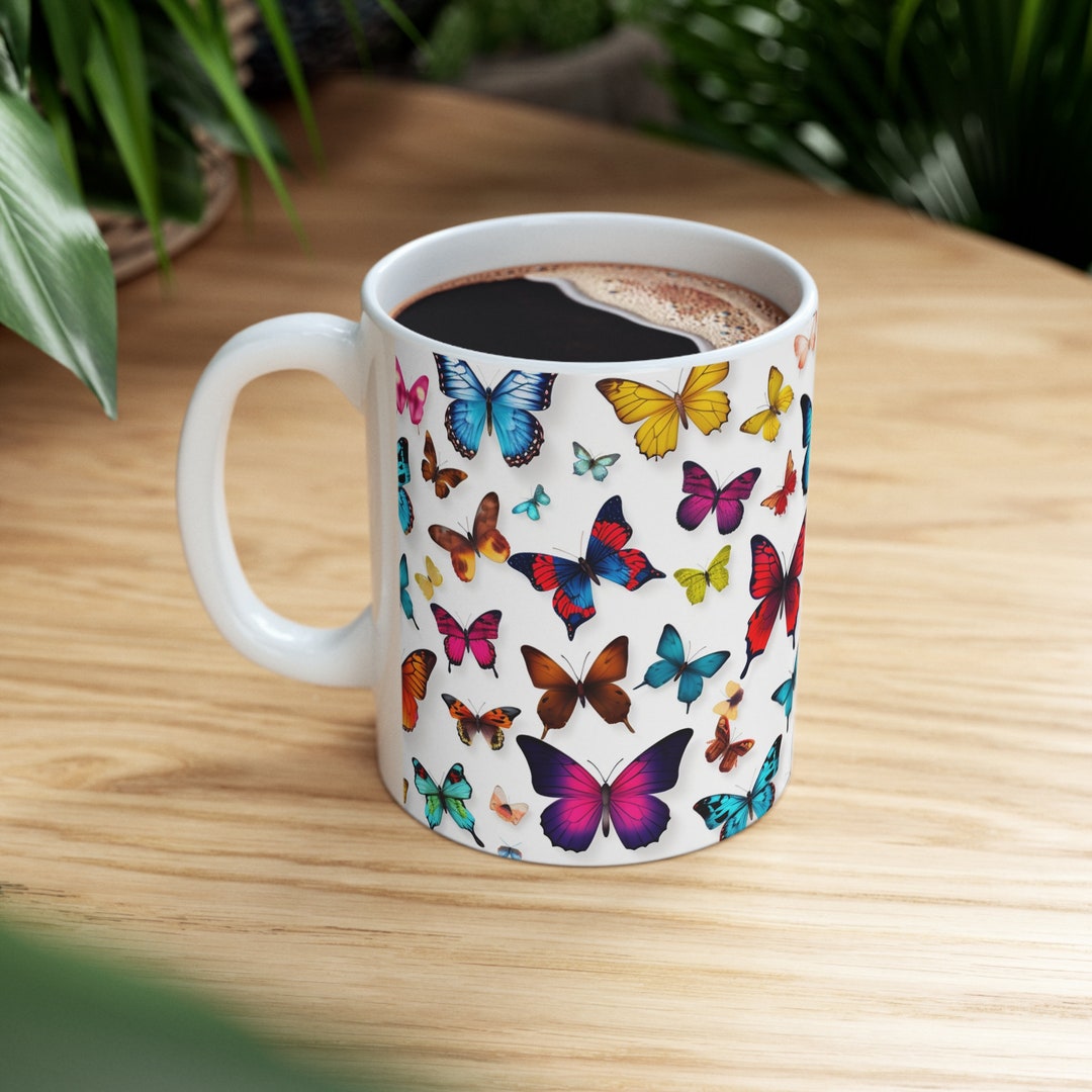 Butterfly Mug Butterfly Gifts for Women Butterfly Gift for Etsy