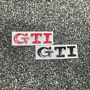 VW Golf MK7 Rear GTI Badge Emblem Chrome
