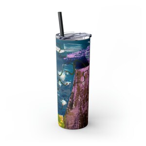 The no thingness Skinny Tumbler with Straw, 20oz, Family Friendly, Inspirational Travel, girls Road Trip, Lovers Awareness Mindfulness
