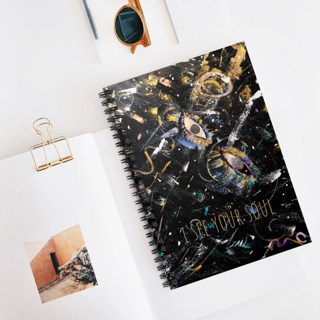Spiral Notebook - Ruled Line - Etsy