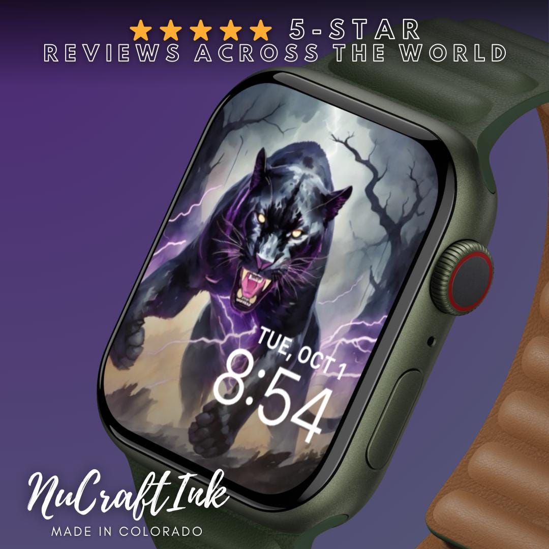 Black panther apple watch face new arrivals