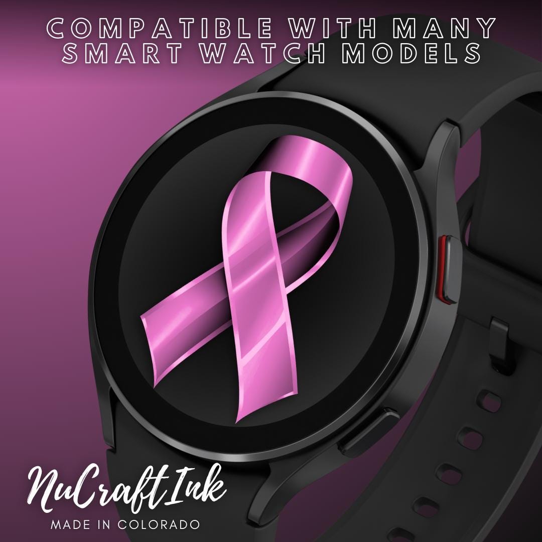 Pink Ribbon Apple Watch Face: Breast Cancer Awareness  display picture 3