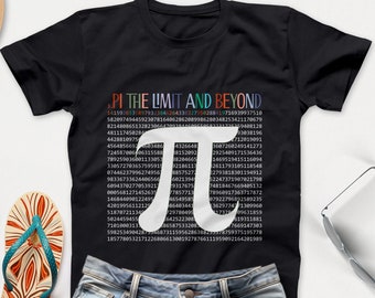 Mathe-Pi-Tag T-Shirt: ""Pi the Limit"" Grafik-T-Shirt."
