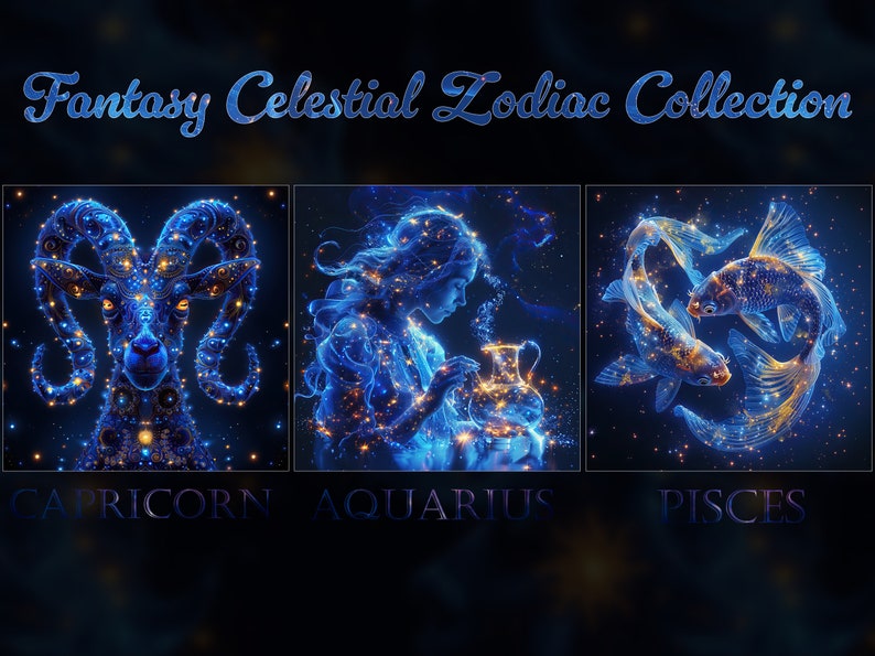 Zodiac Signs fantasy collection, Astrological clipart, Celestial Horoscope, Fantasy Horoscope Digital Graphics, Galaxy Celestial Star Signs, Zodiac Bundle  zodiac sign, zodiac, horoscope symbol
horoscope, zodiac sign, astrology, aquarius, pisces,