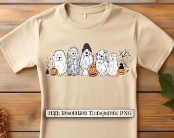 Halloween schattig Ghost Dog Png, Halloween honden Png, Retro Ghost Dog Spooky seizoen Png, grappige hond Halloween Png, hondenbezitters Png, hondenliefhebbers Png