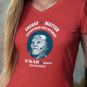 Vote G'kar red v-neck shirt