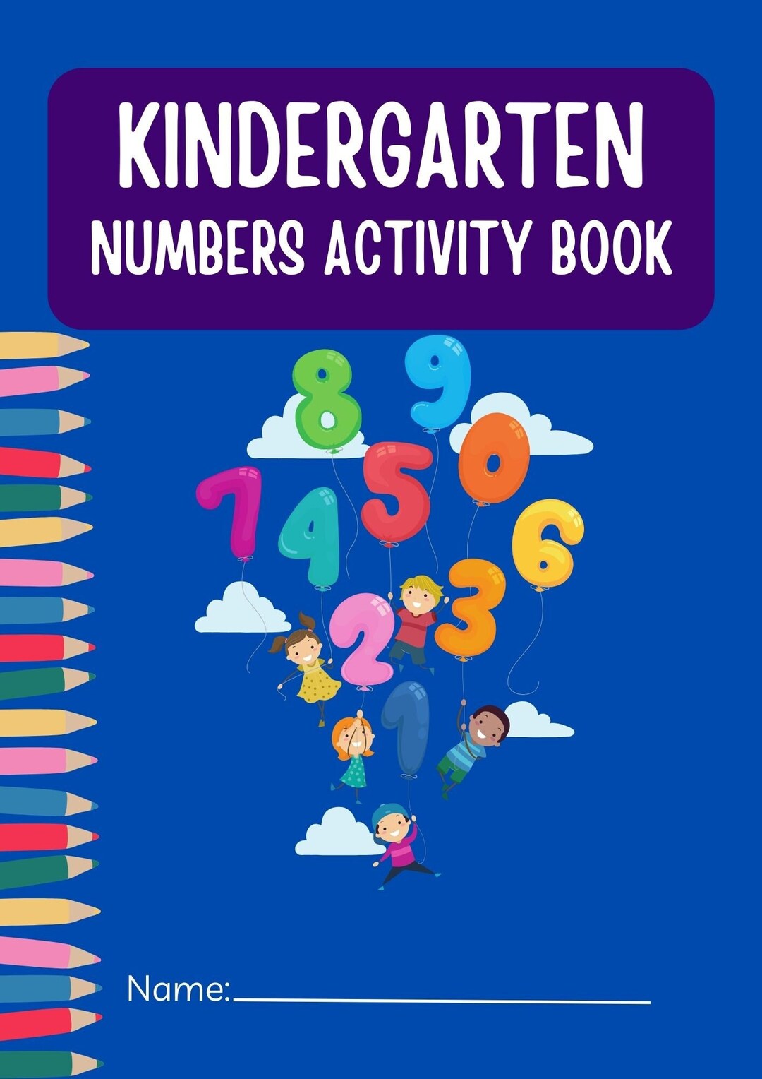 Printable Kindergarten Numbers Activity Booknumbers - Etsy