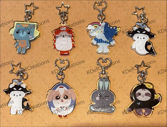 GMMTV Mascot Keychains - Etsy
