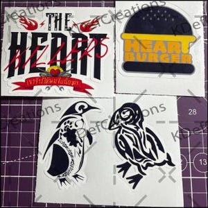 The Heart Killers BL Series Iron-Ons