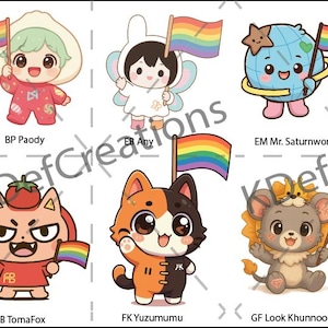 Stickers Fierté mascotte de navire GMMTV